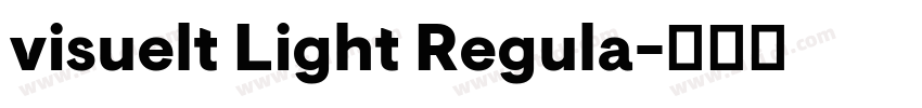 visuelt Light Regula字体转换